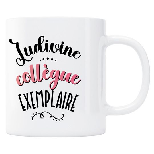 Mug Collègue exemplaire - rose