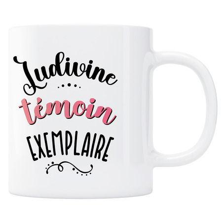 Mug Témoin exemplaire - rose