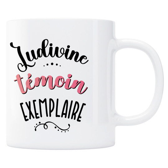 Mug Témoin exemplaire - rose