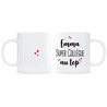 Mug Super collègue au top - rose