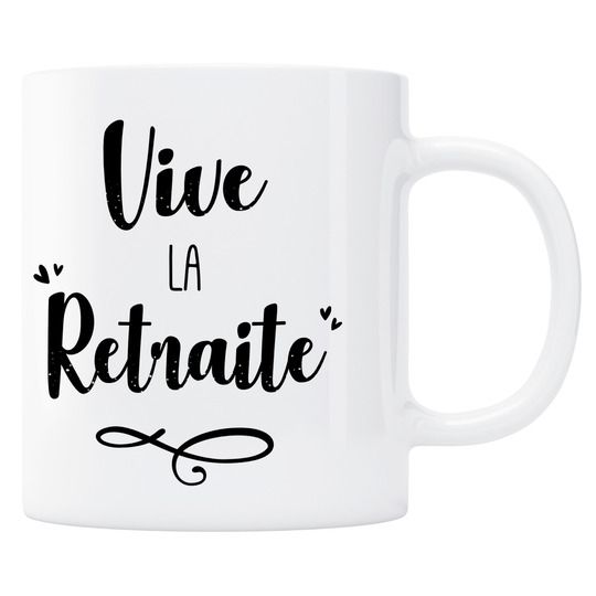 Mug Vive la retraite