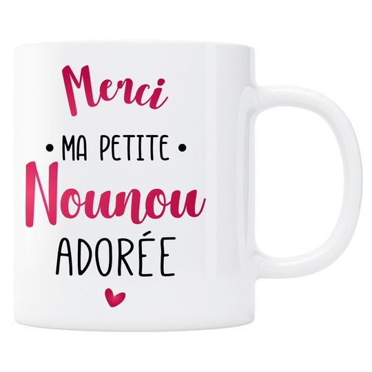 Mug Merci ma nounou adorée