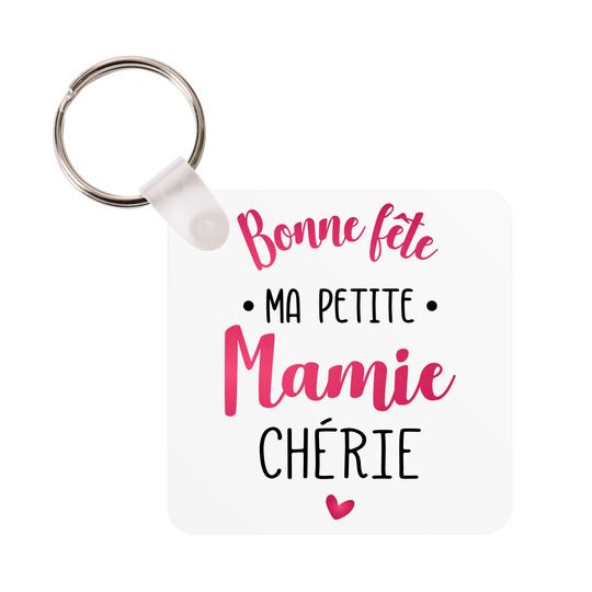 Porte-clés Bonne fête Mamie chérie