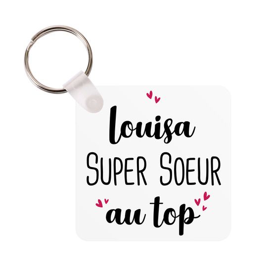 Porte-clés Super soeur au top