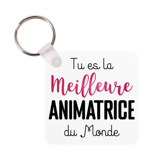 Porte-clés Meilleure animatrice