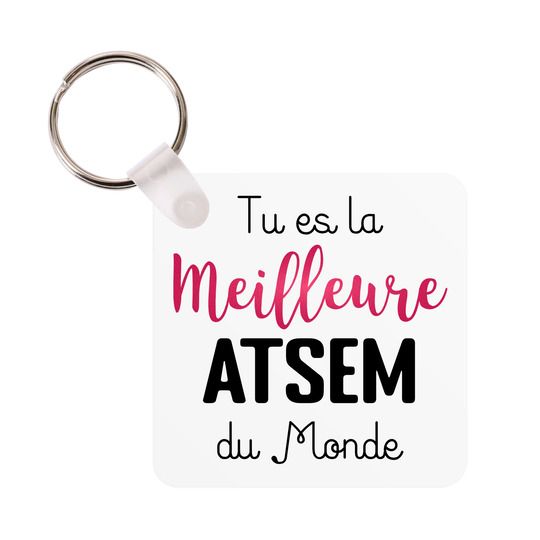 Porte-clés Meilleure Atsem