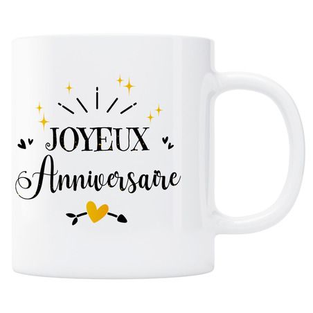 Mug Joyeux anniversaire