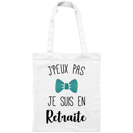 Sac J'peux pas je suis en retraite - vert