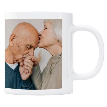 Mug photo personnalisé - Papi & Mamie