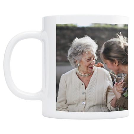 Mug photo personnalisé - Papi & Mamie