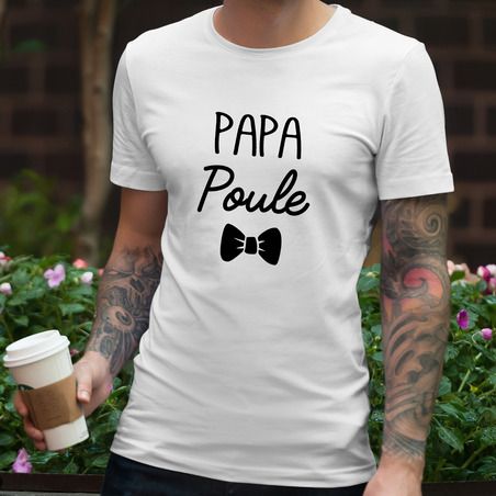 T-shirt Papa Poule