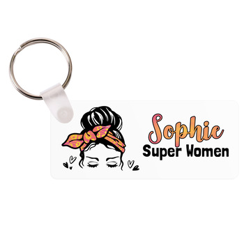 Porte-clés Super women - rectangle
