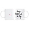 Mug Super collègue au top - rouge