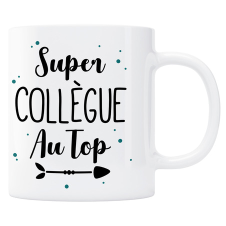 Mug Super collègue au top - vert