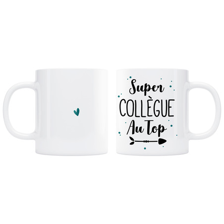 Mug Super collègue au top - vert