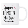 Mug Super témoin au top - rouge