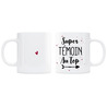 Mug Super témoin au top - rouge