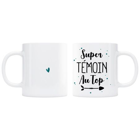 Mug Super témoin au top - vert