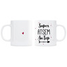 Mug Super ATSEM au top - rouge