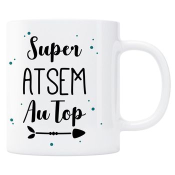 Mug Super ATSEM au top - vert