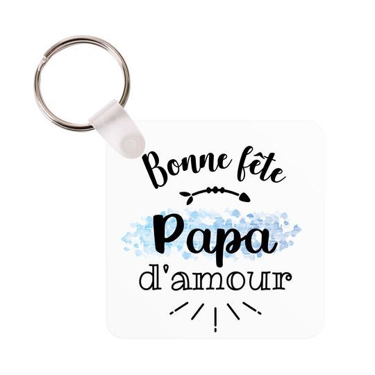 Porte-clés Bonne fête Papa d'amour